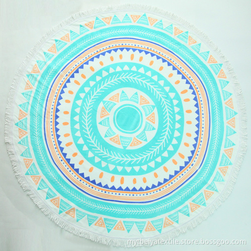 2017 new 100 % cotton Round BeachTowels High quality best price